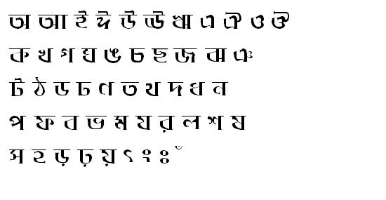 DhakarchithiMJ Bangla Font