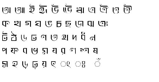 Ekushey Bangla Bangla Font