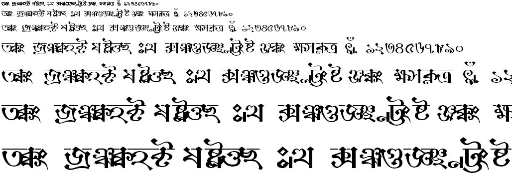 BN-TT-Abhijit Bangla Font