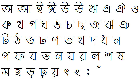 Charukola Bangla Font
