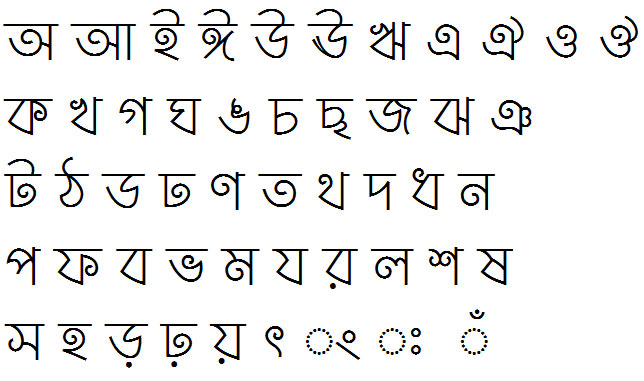 Charukola Unicode Bangla Font