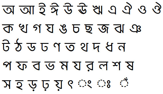 Shurjo Bangla Font